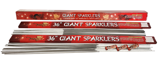36" Giant Sparkler Pack