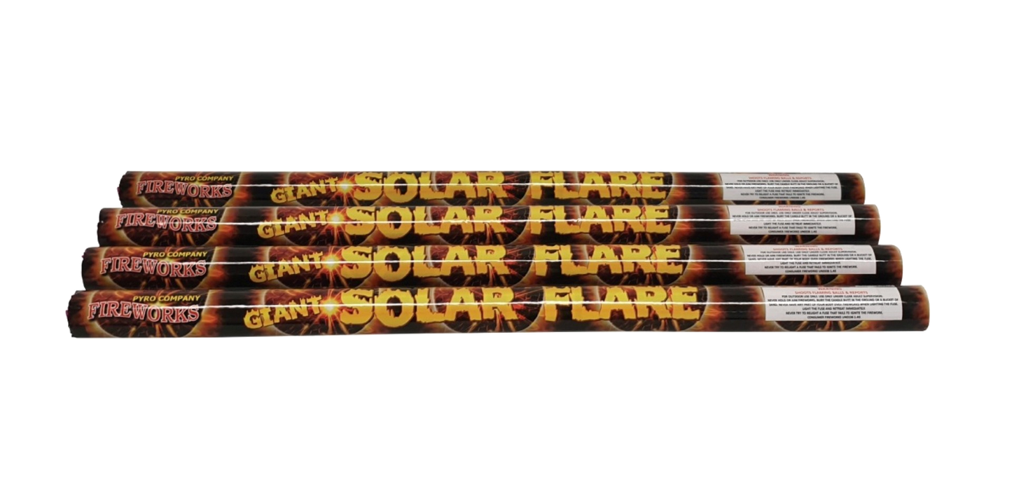 Giant Solar Flare Candles